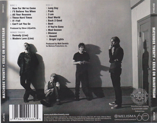 Matchbox Twenty : Exile On Mainstream (2xCD, Comp, Bes)