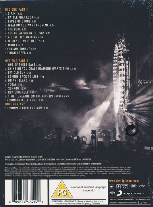 David Gilmour : Live At Pompeii (2xDVD-V, Multichannel, NTSC, 5.1)