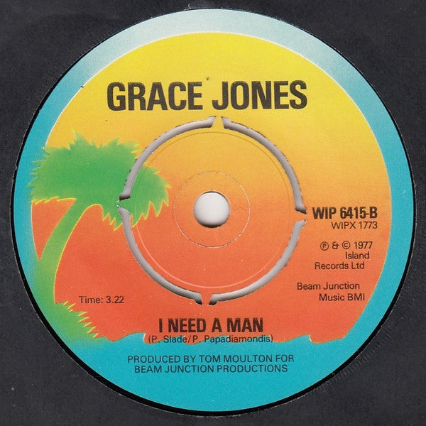 Grace Jones : La Vie En Rose (7", Single)