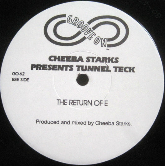 Cheeba Starks : Tunnel Teck (12", Promo)