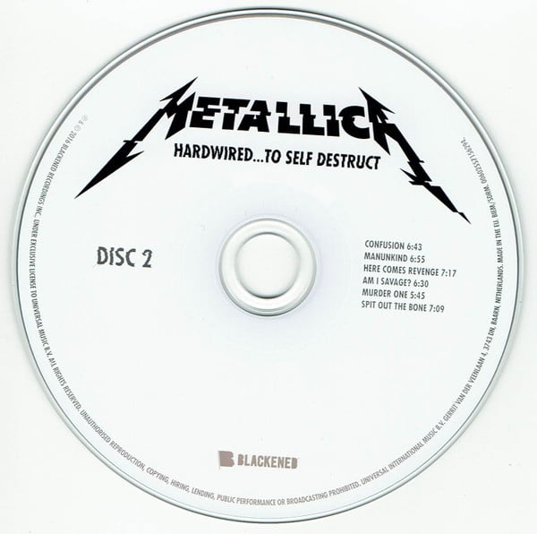 Metallica : Hardwired...To Self-Destruct (2xCD, Album, Dig)