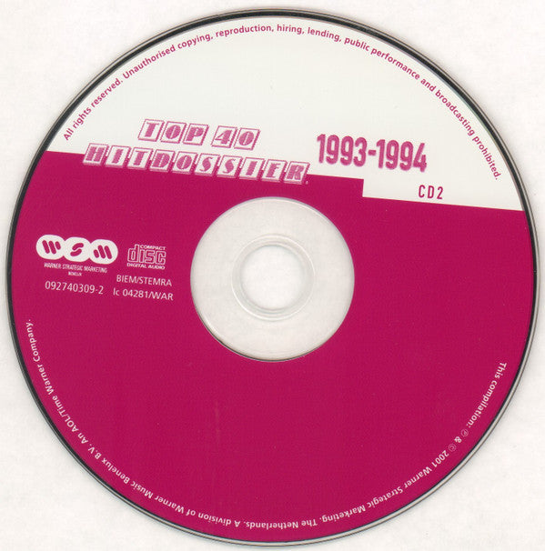 Various : Top 40 Hitdossier 1993-1994 (2xCD, Comp)