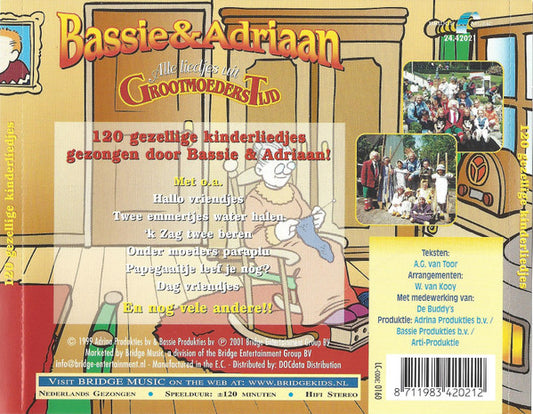 Bassie & Adriaan : Alle Liedjes Uit Grootmoederstijd (2xCD, Comp)