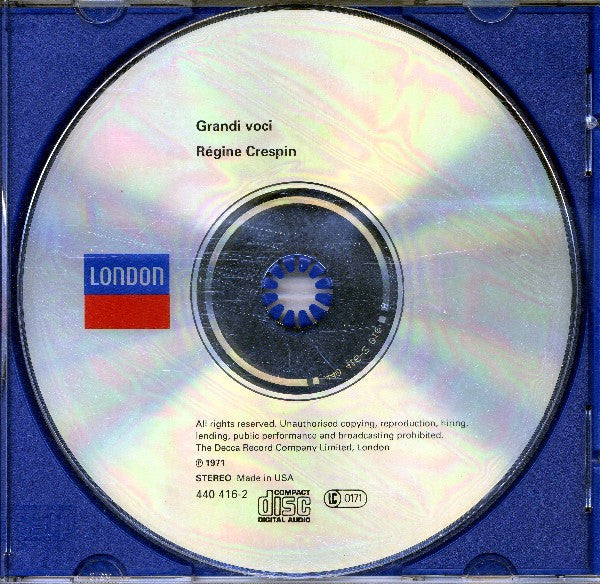 Régine Crespin : Régine Crespin (CD, Comp, RM)