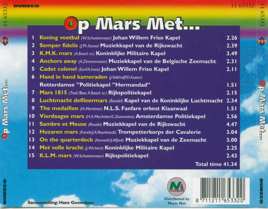 Various : Op Mars Met... (CD, Comp)