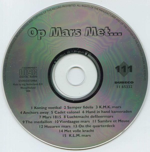 Various : Op Mars Met... (CD, Comp)
