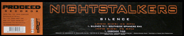Nightstalkers (2) : Silence (12")