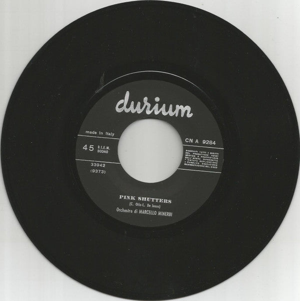 Marcello Minerbi E La Sua Orchestra : Rain And Tears / Pink Shutters (7", Single)