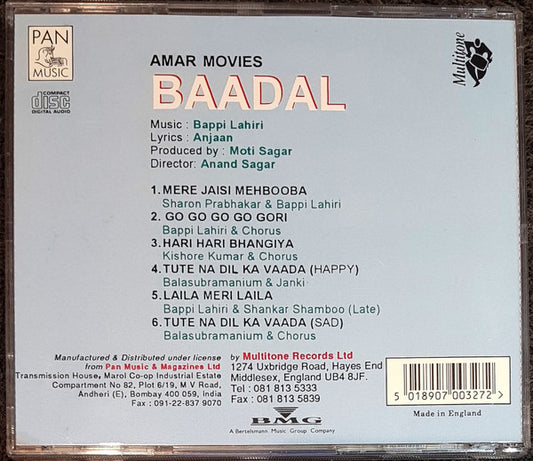 Bappi Lahiri, Anjaan : Baadal (CD)