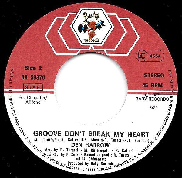 Den Harrow : Don't Break My Heart (7", Single)