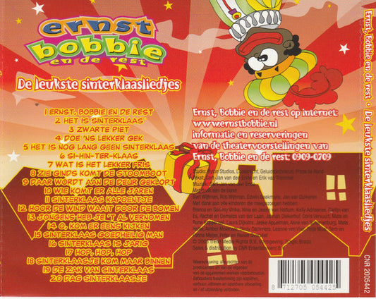Ernst & Bobbie : De Leukste Sinterklaasliedjes (CD)