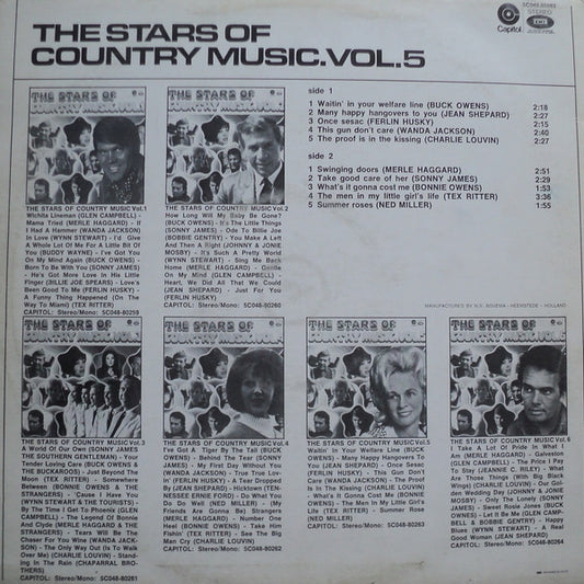 Various : The Stars Of Country Music Vol.5 (LP, Comp)