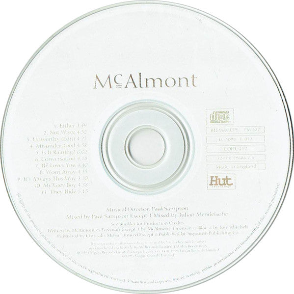 David McAlmont : McAlmont (CD, Album)