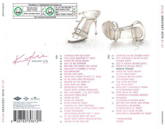 Kylie Minogue : Greatest Hits 87-97 (2xCD, Comp, Copy Prot.)