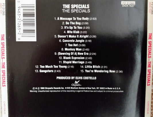 The Specials : Specials (CD, Album, RE, Cap)