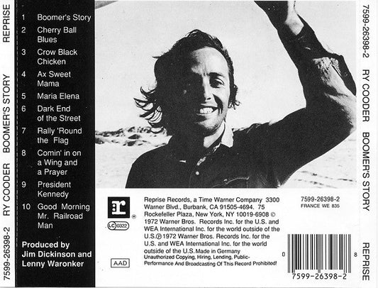 Ry Cooder : Boomer's Story (CD, Album, RE, RSA)