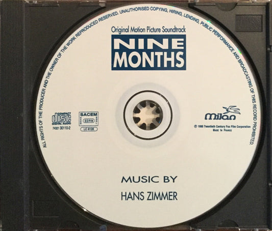 Hans Zimmer : Nine Months (Original Motion Picture Soundtrack) (CD, Album)