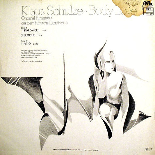 Klaus Schulze : Body Love (LP, Album, RE)