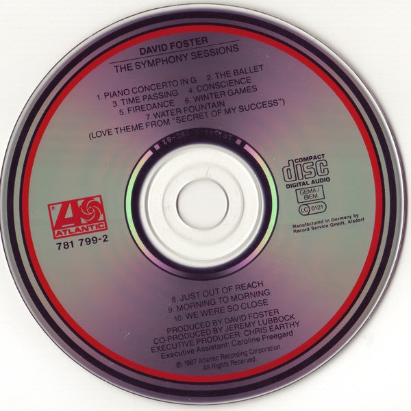David Foster : The Symphony Sessions (CD, Album)
