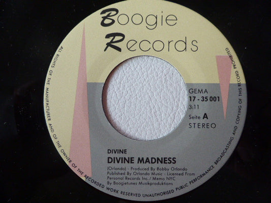 Divine : Divine Madness (7", Single)