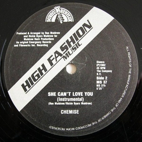 Chemise : She Can't Love You (12", Pic)