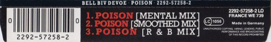 Bell Biv Devoe : Poison (CD, Maxi)