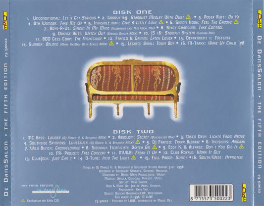 Marco V & Benjamin : De DansSalon - The Fifth Edition (2xCD, Mixed)