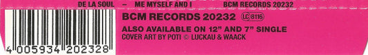 De La Soul : Me Myself And I (CD, Maxi)
