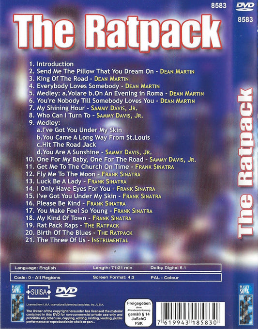 Frank Sinatra, Dean Martin, Sammy Davis Jr. : The Ratpack (DVD, PAL)