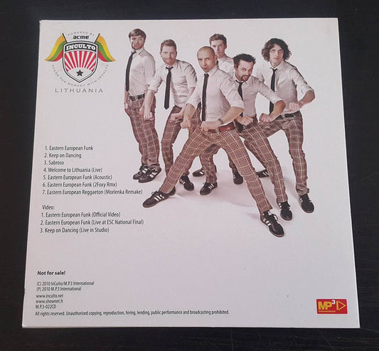 InCulto : Eastern European Funk (CD, Single, Enh, Promo)