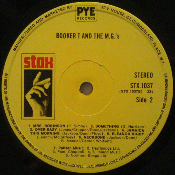 Booker T & The MG's : Memphis Sound (LP, Comp)