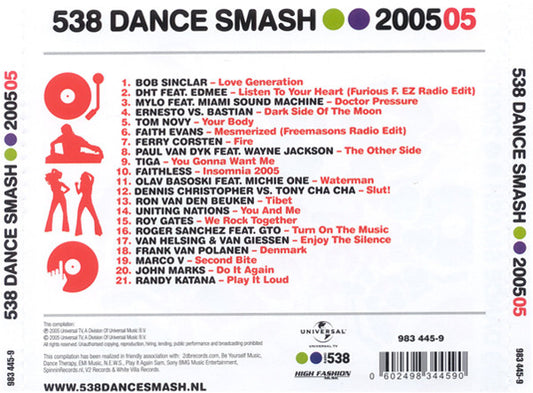 Various : 538 Dance Smash 2005-05 (CD, Comp)