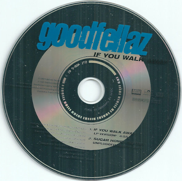 Goodfellaz : If You Walk Away (CD, Single, Car)