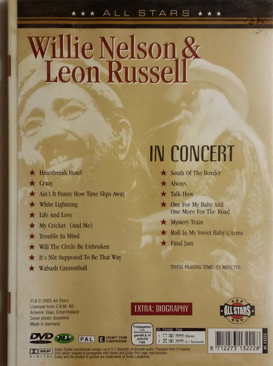 Willie Nelson & Leon Russell : South Of The Border (DVD-V, PAL)