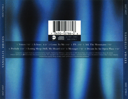 Vangelis : Voices (CD, Album)