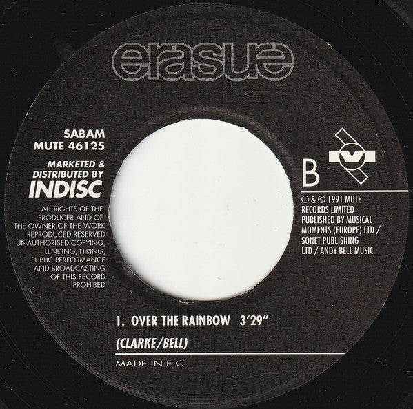 Erasure : Chorus (7", Single)