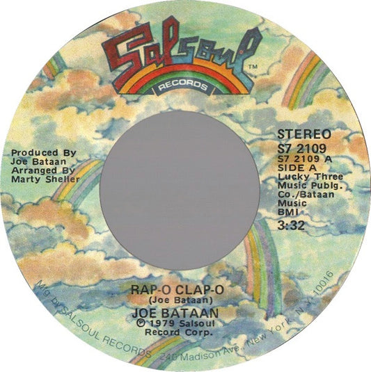 Joe Bataan : Rap-O Clap-O (7", Single)