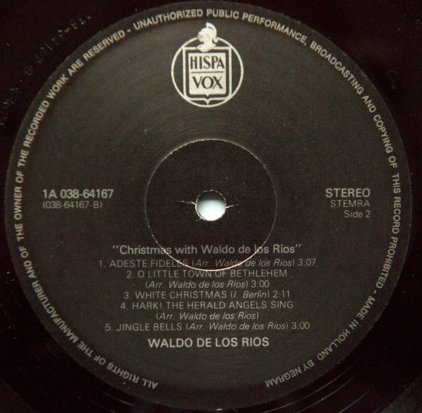 Waldo De Los Rios : Christmas With Waldo De Los Rios (LP)