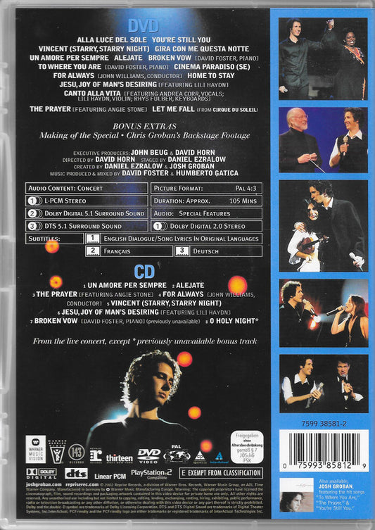 Josh Groban : In Concert (DVD-V, PAL + CD)