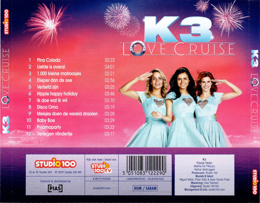 K3 : Love Cruise (CD, Album)