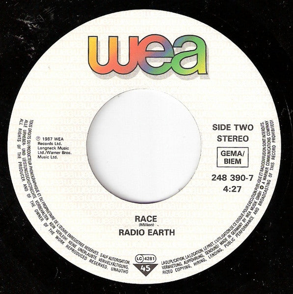 Radio Earth : Distant Land (Ba Doo Bomb Bomb) (7", Single)