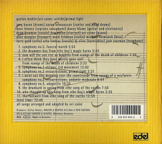 Uri Caine / Gustav Mahler : Urlicht / Primal Light (CD, Album)