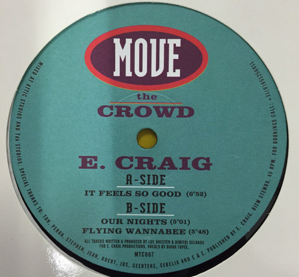 E-Craig : It Feels So Good (12")