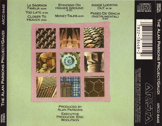 The Alan Parsons Project : Gaudi (CD, Album)