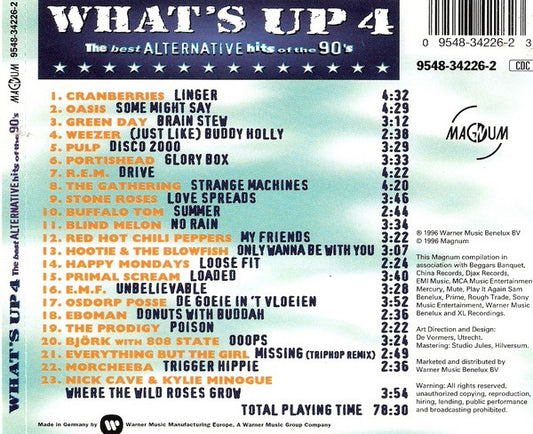 Various : What's Up 4 (The Best Alternative Hits Of The 90's) (CD, Comp)
