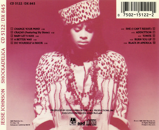 Jesse Johnson : Shockadelica (CD, Album)