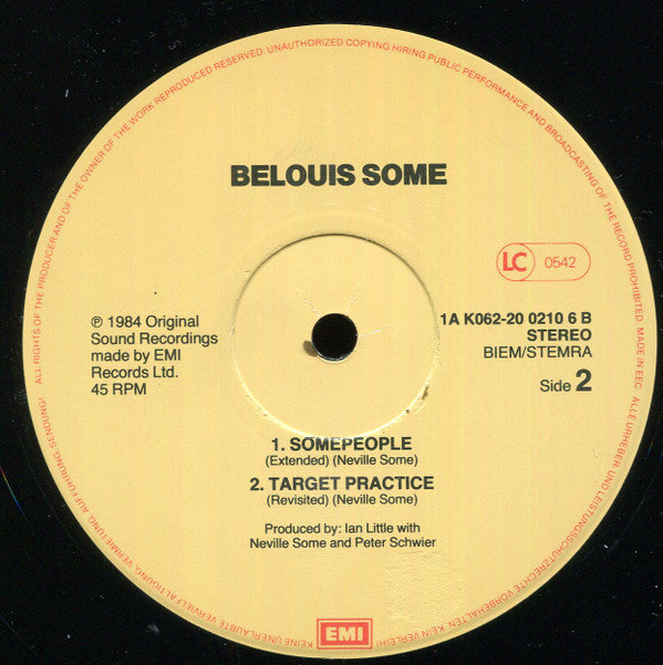 Belouis Some : Target Practice (12", Maxi)