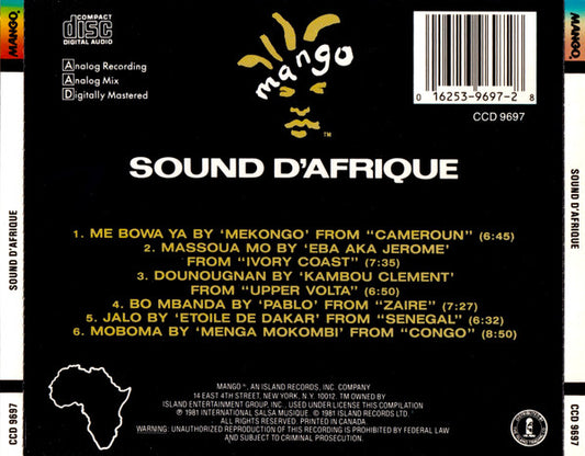 Various : Sound D'Afrique (CD, Comp, RE)