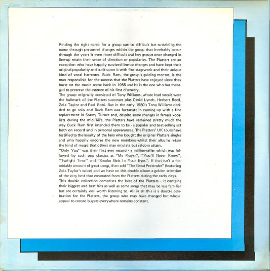 The Platters : The Platters Collection (2xLP, Comp, Gat)
