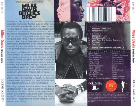 Miles Davis : Bitches Brew (2xCD, Album, RE, RM, O-C)